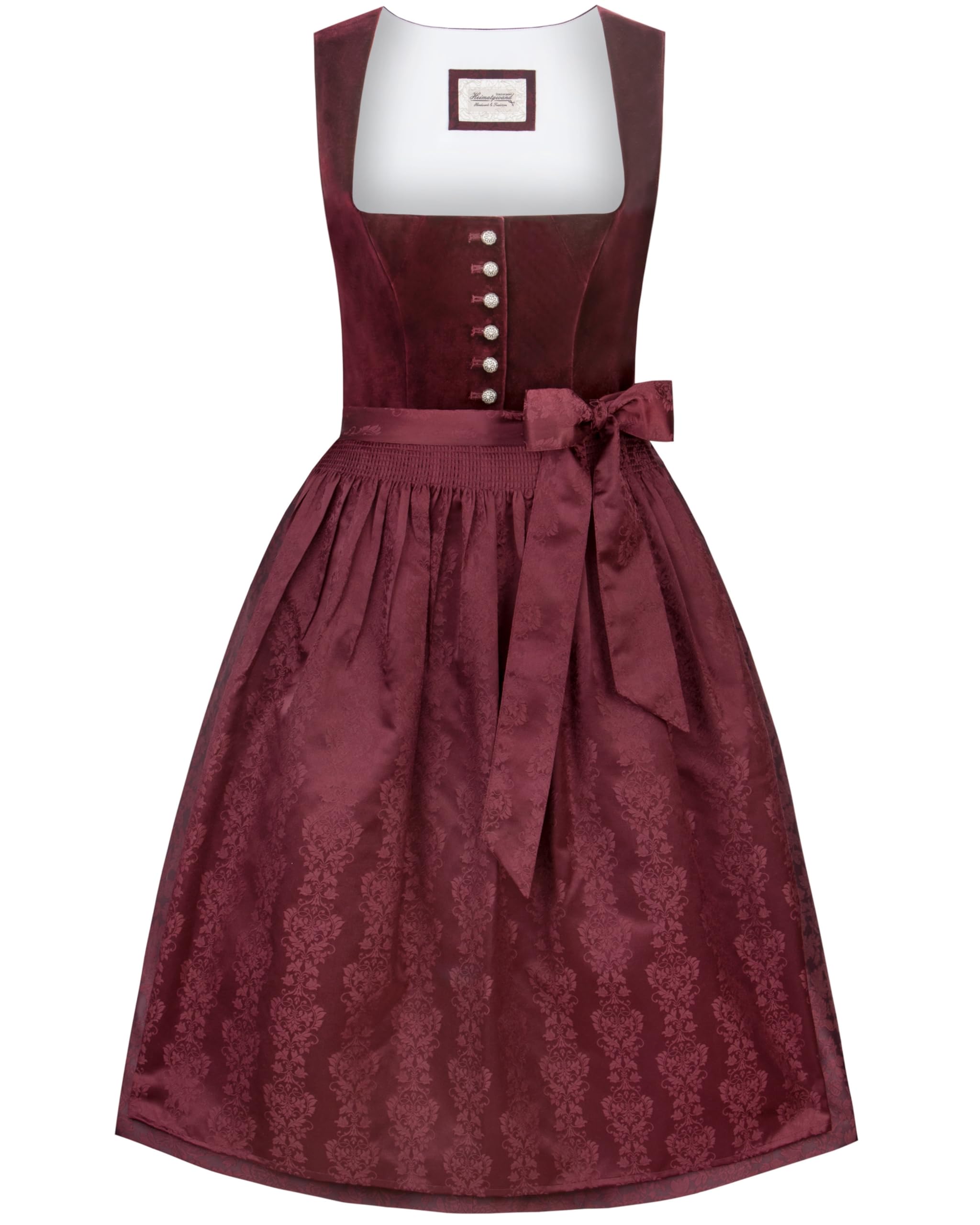Stockerpoint Damen Dirndl Viktoria I Größe 32-48 I Trachtenkleid mit liebevollen Details & eleganter Dirndlschürze I Bequem & mit Samtfinish I Perfekt für Volksfest & Festlichkeiten