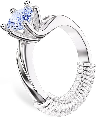 REIDEA Ring Adjuster, Invisible and Comfortable Non-Slip, Various Sizes to Fit Almost Rings (Not for Rings Wider Than 0.2 Inches/5 mm)