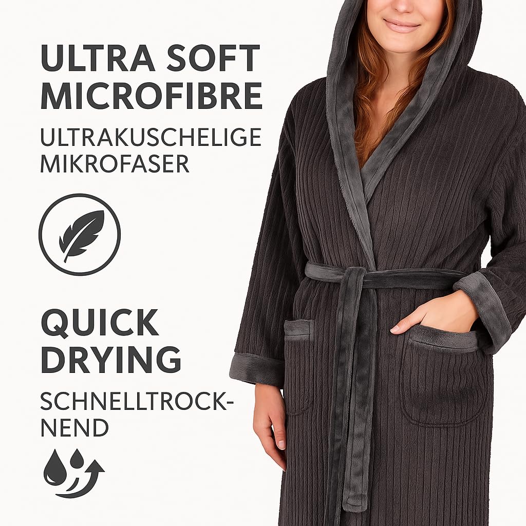 Betz Espátula de microfibra con capucha – Riga – para hombres