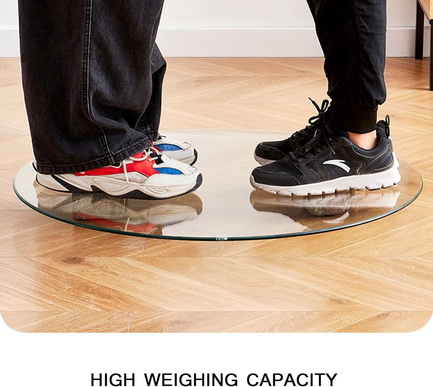 Round Glass Table Top Replacement - Glass Table Protector,360 ° Round/no Corners,Balanced Stability,Table Top Tempered Glass Round,For Gardens, Restaurants, Study,glass Table Top ( Color : Clear , Siz