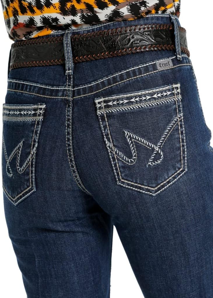 Western Jeans Womens Hayley Trouser Leg Whiskers CB70154001