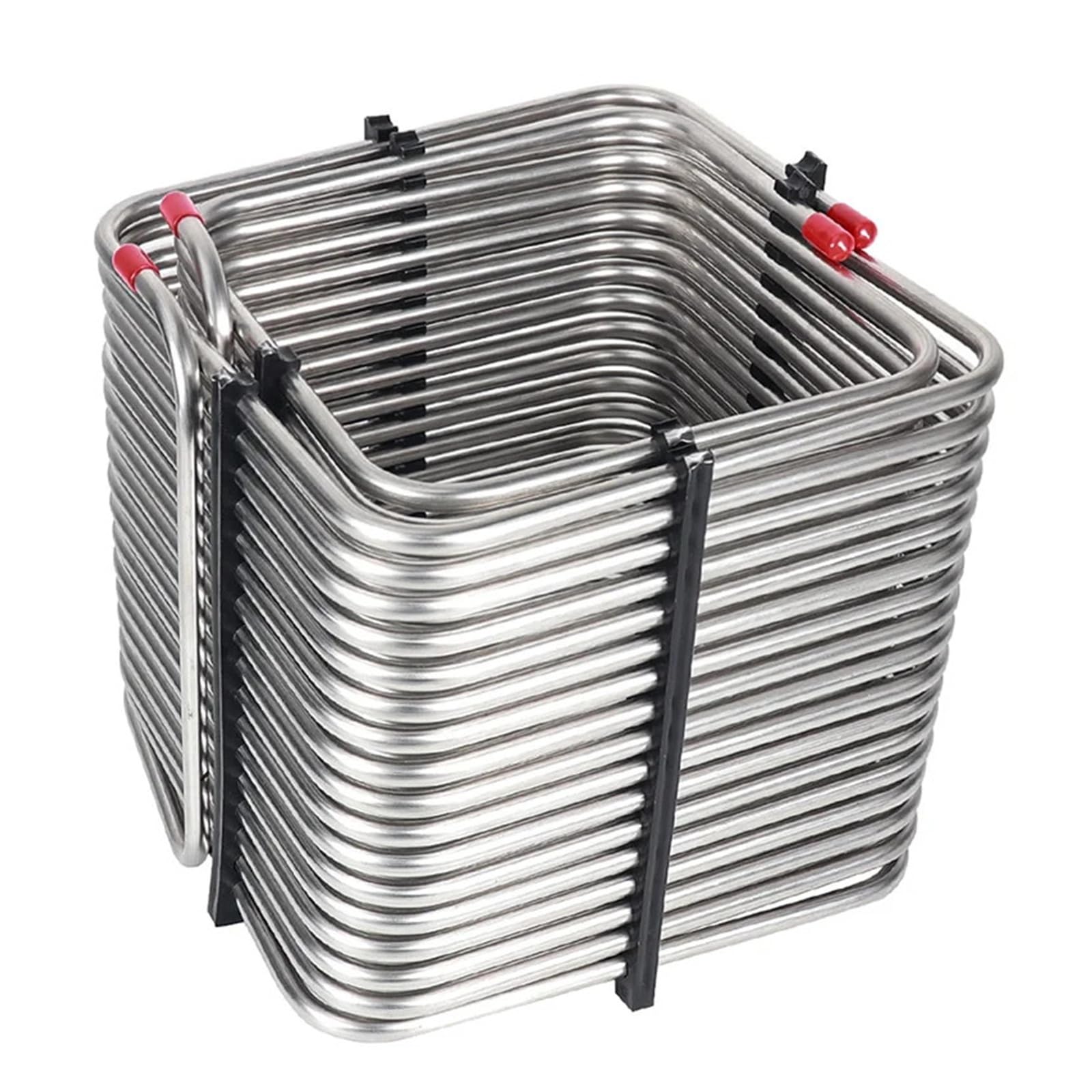 Enfriador de Mosto Tubo de serpentín de enfriamiento for Caja Jockey, Enfriador de serpentín Cuadrado de Dos Capas, dispensador de Bebidas frías