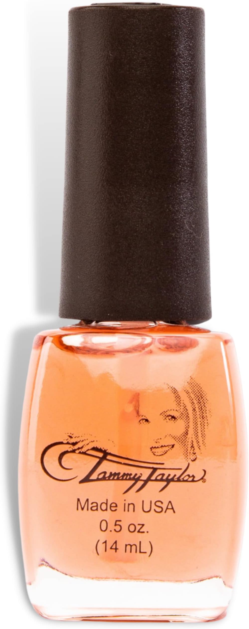 Hydrating Nail Cuticle Oil w/Cuticle Cream | Peach Cuticle Softener w/Vitamin E, Jojoba Oil, Natural Ingredients & USA Made Professional Nail Growth Oil for Growth and Strength .50 oz