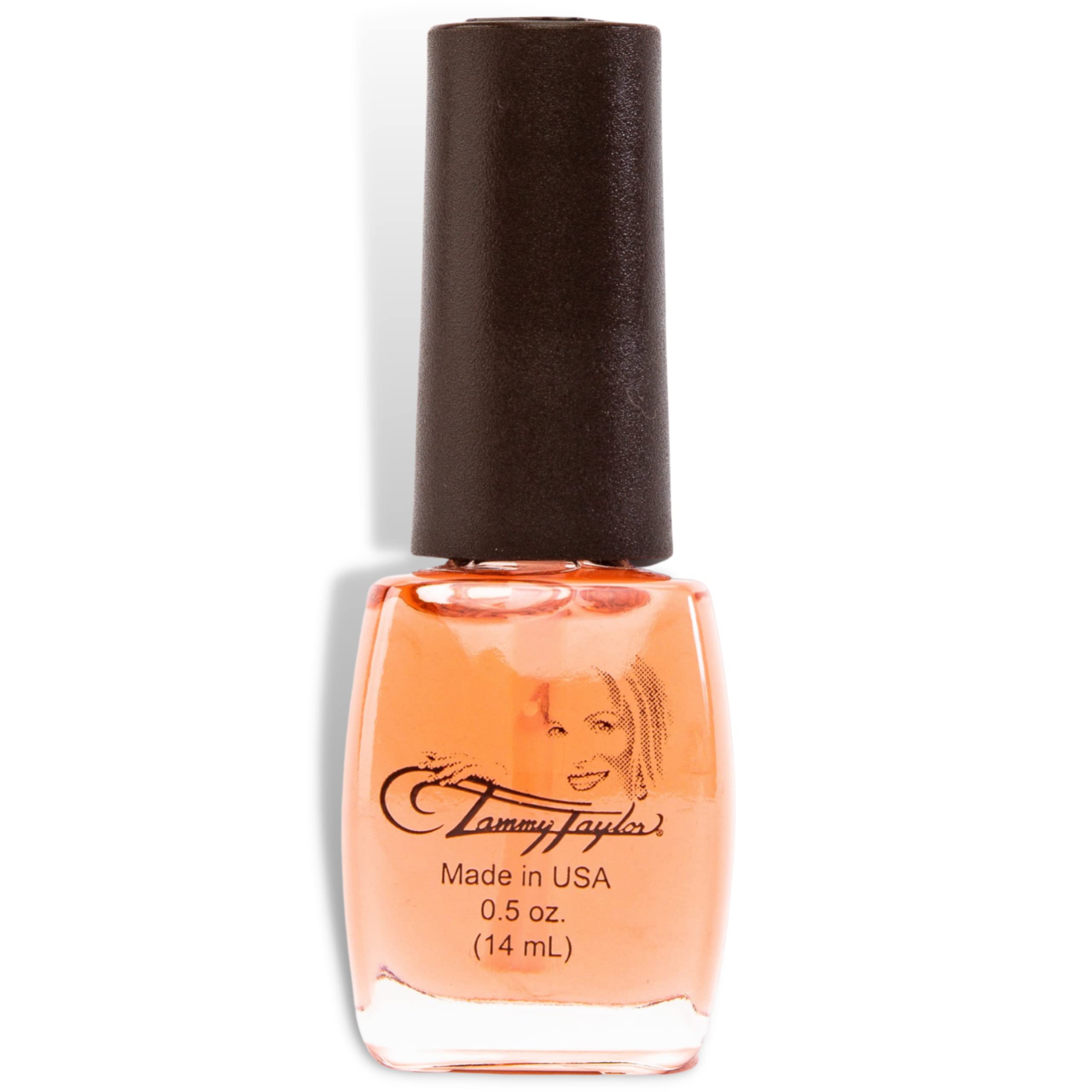 Tammy Taylor Hydrating Nail Cuticle Oil w/Cuticle Cream | Peach Cuticle Softener w/Vitamin E, Jojoba Oil, Natural Ingredients & USA Made Professional