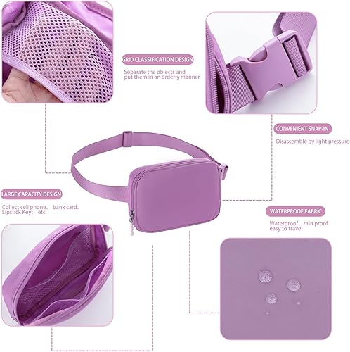 Miniatura 4 de Riñonera bandolera para mujer Everywhere, Púrpura, Riñonera para mujer
