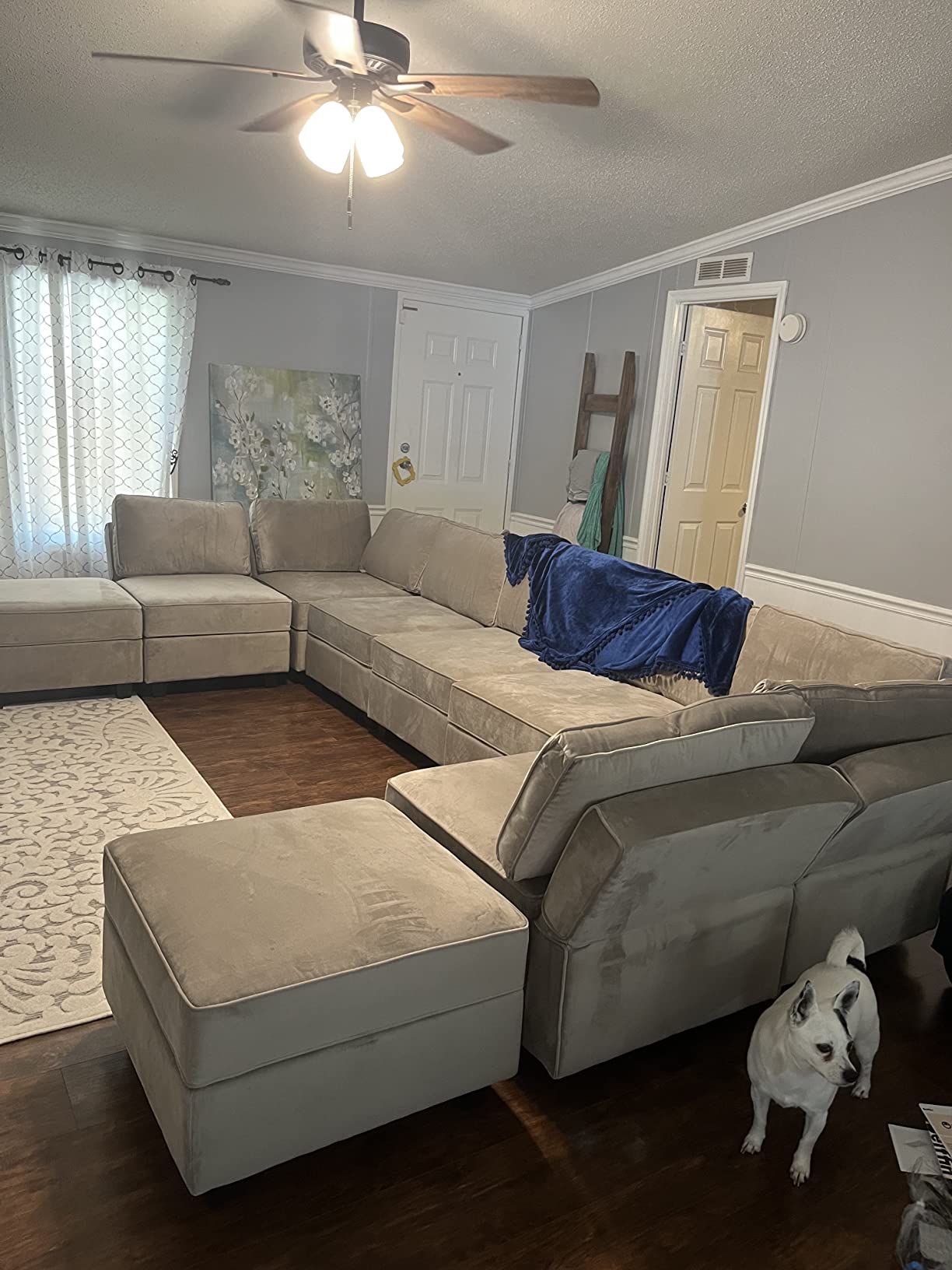 106/mo Finance Belffin Modular Sectional Sofa with Storage Chaises