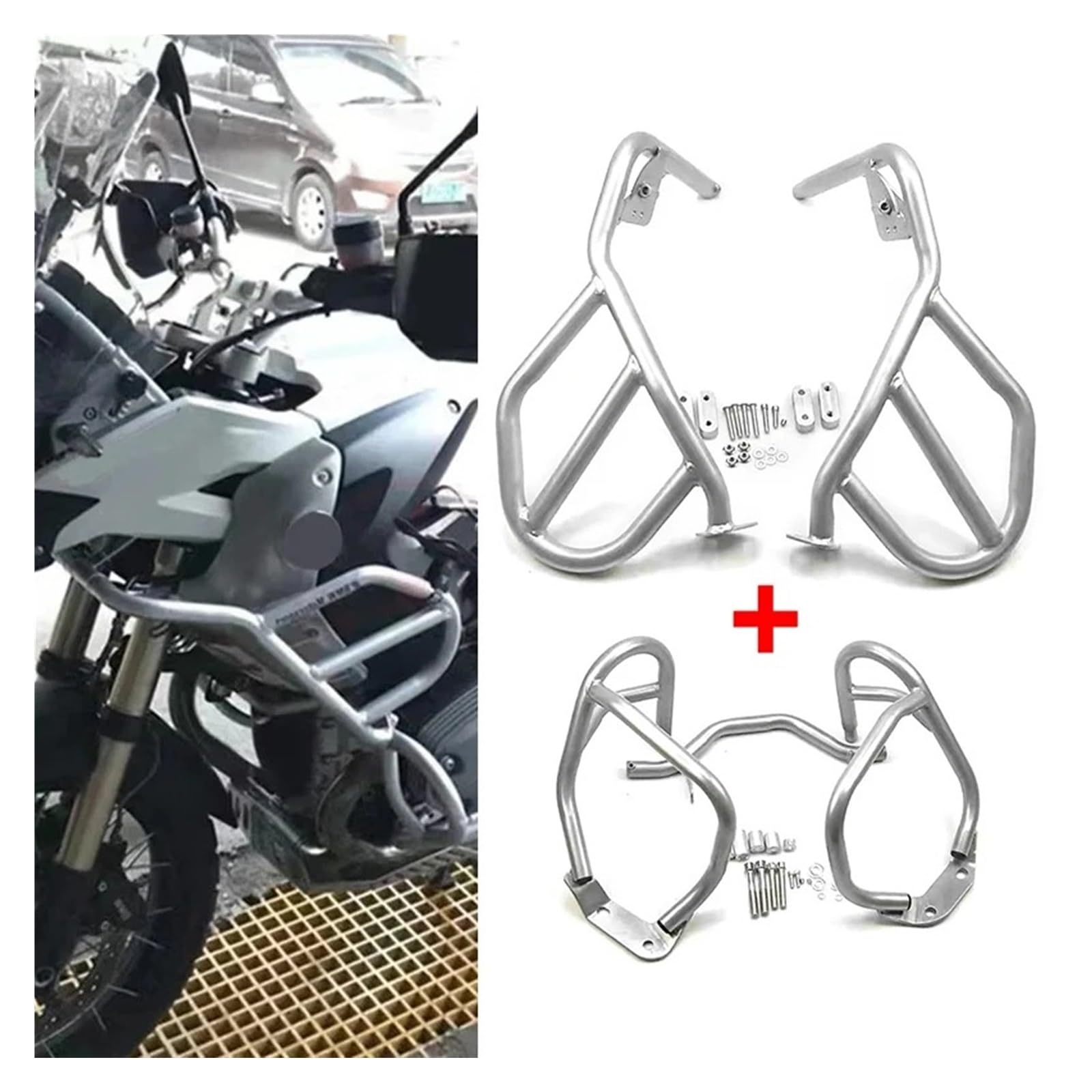 Protezione Barra Motore Per BMW R 1200GS R1200GS 2008 2009 2010 2011 2012 R1200GS Accessori Per Moto Protezione Motore Barra Di Protezione Telaio Paraurti Serbatoio Carenatura Barra Di Protezione Moto
