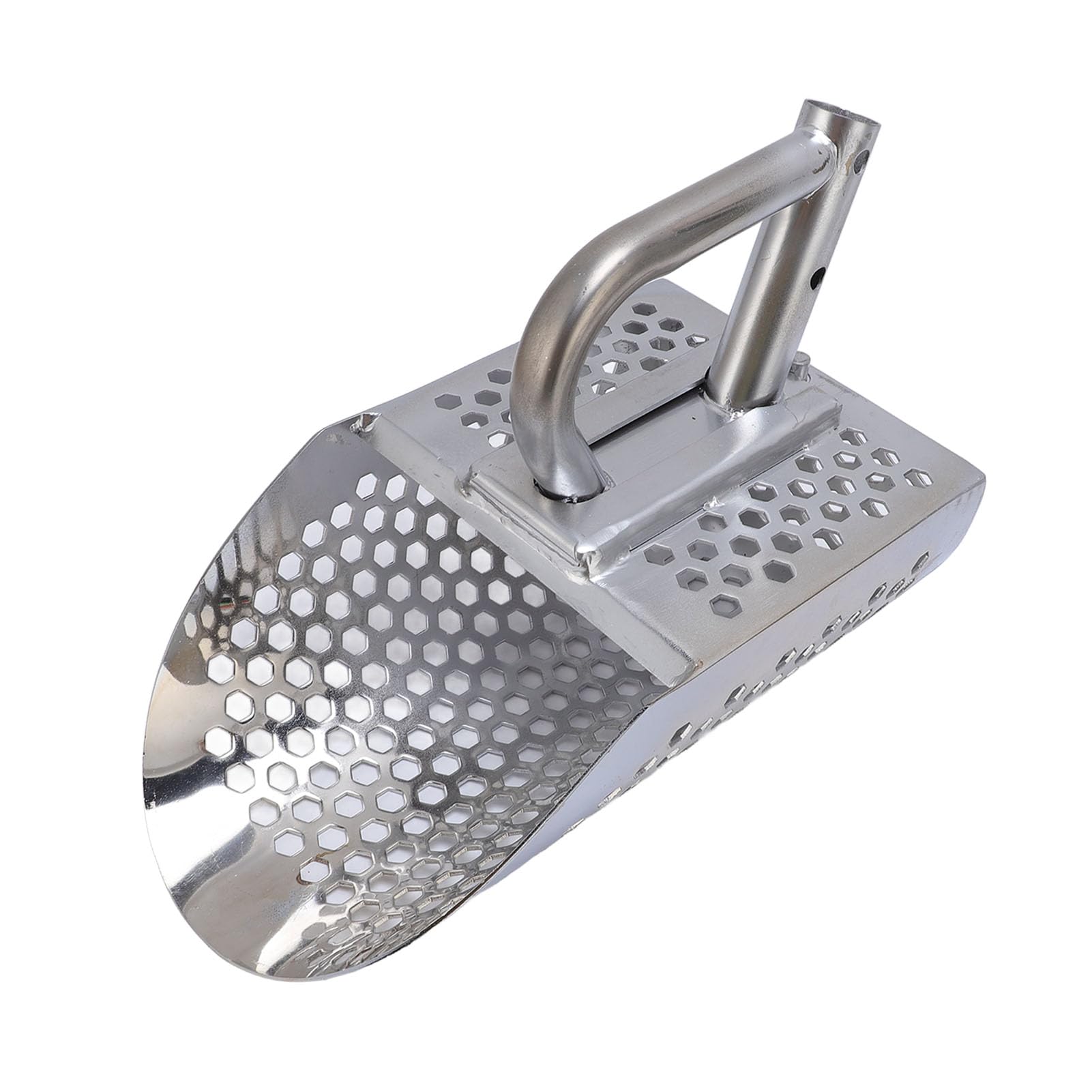 Generic Wysokiej Jakości Wykrywacz Metali ze Stali Nierdzewnej Łyżka do Piasku Wydajne Sito Zębate Łopata do Piasku Wykrywania Plaży i Metalu 10,3 X 5,9 X 3,5 Cala