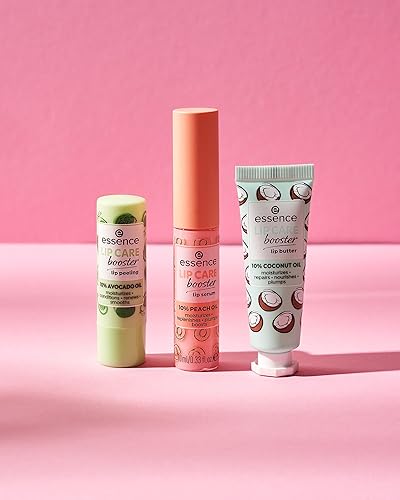 Miniatura 7 de essence  Sérum labial Booster Lip Care  Bálsamo labial hidratante y transparente con aceite de durazno  Vegano y libre de crueldad