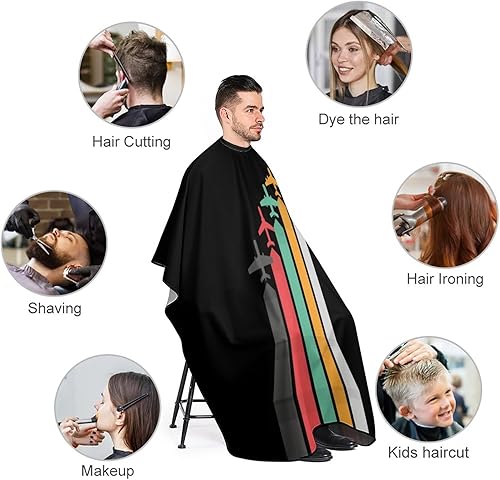 Miniatura 3 de Capa de peluquería de avión, para adultos, para peluquería, peluquería, peluquería en casa, peluquería