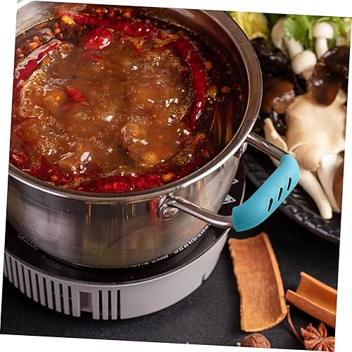 Miniatura 3 de STOBAZA Cubierta antideslizante para ollas, tapa de tapón de silicagel, cubierta de mango de cacerola para hervidor de agua