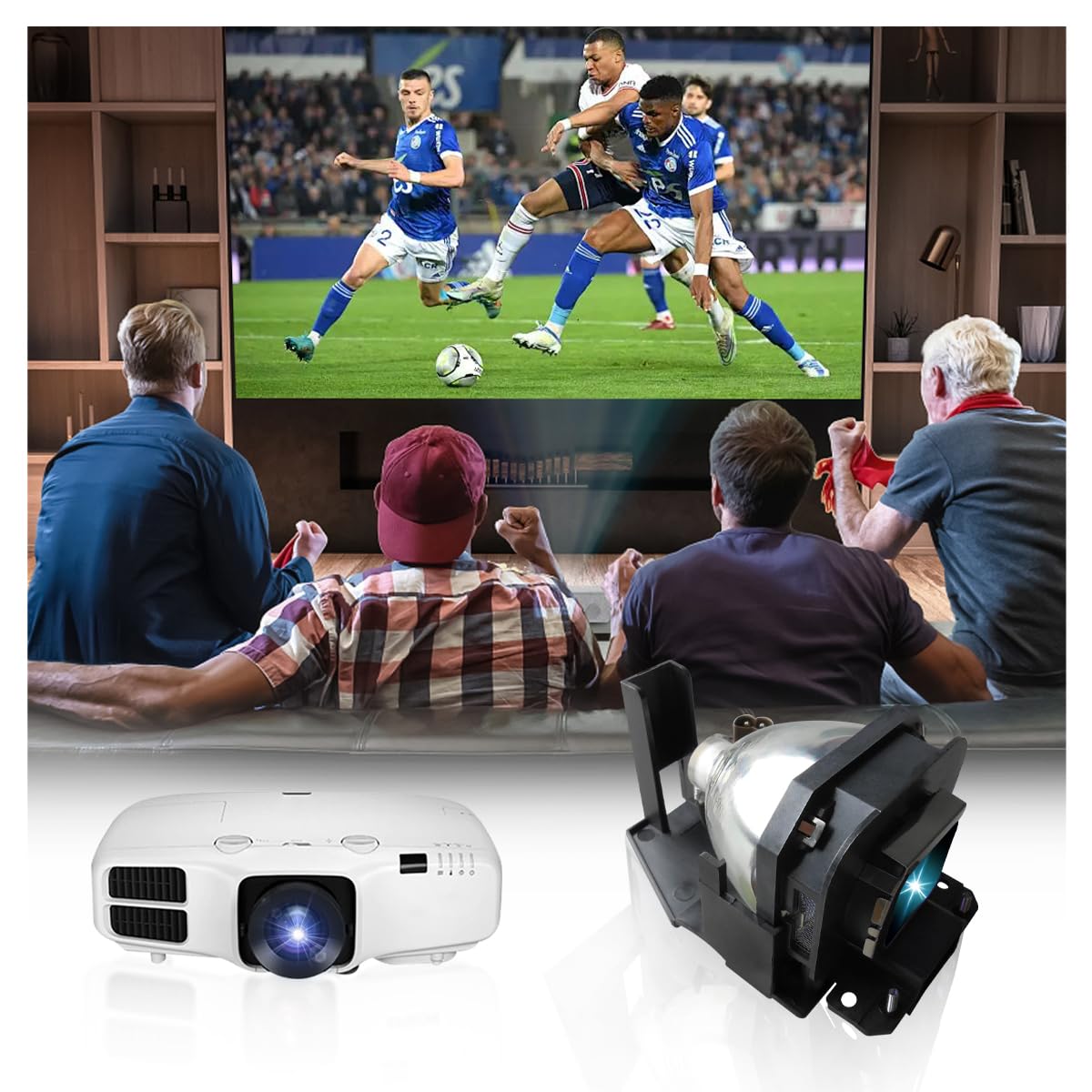 SORNEICDR ET-LAX100 Projector lamp Compatible with Panasonic PT-AX200E PT-AX100 PT-AX100E PT-AX100U PT-AX200 PT-AX200U - Image 4
