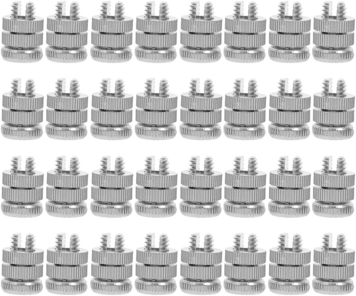 32 Pcs Electric Fence Connectors Split Bolt Joint Clamps, Aluminium Alloy High Voltage Fence Wire Fasteners for Farm Garden Yard Safety and Wire Repair