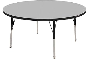 Norwood Commercial Furniture Adjustable Round Table