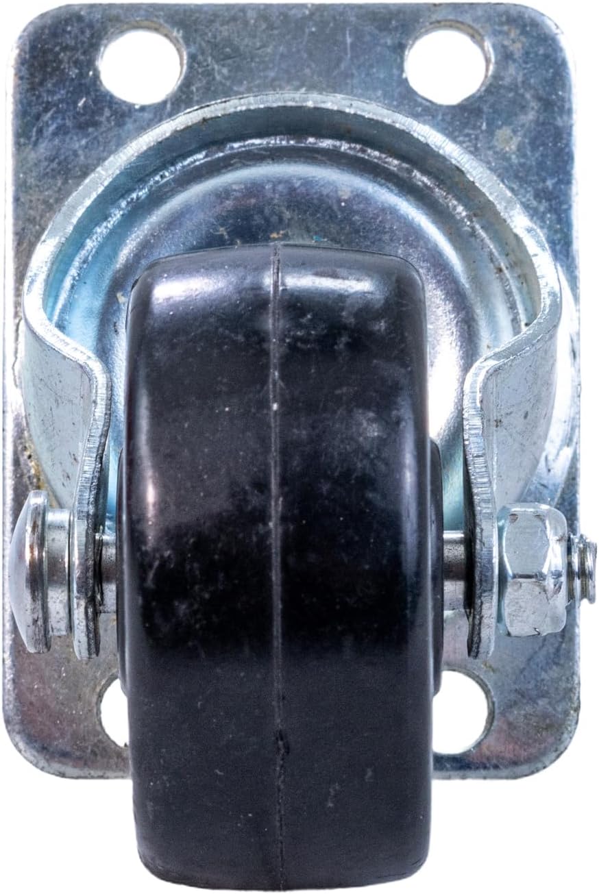 AlveyTech Front Inline Caster Wheel for The Razor Crazy Cart (Versions 1-4) - Replacement 2" Solid Wheels for Discontinued Razor Part (W25143499149), Left or Right