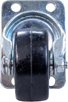 AlveyTech Front Inline Caster Wheel for The Razor Crazy Cart (Versions 1-4) - Replacement 2 Solid Wheels for Discontinued Razor Part (W25143499149), Left or Right