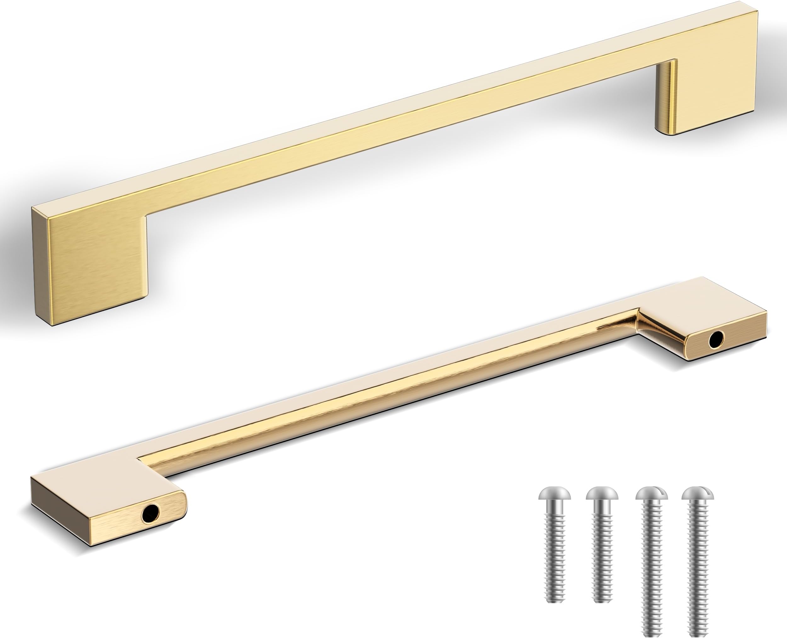 Southern Hills 5 Pack Gold Pulls 160mm Brushed Gold Drawer
