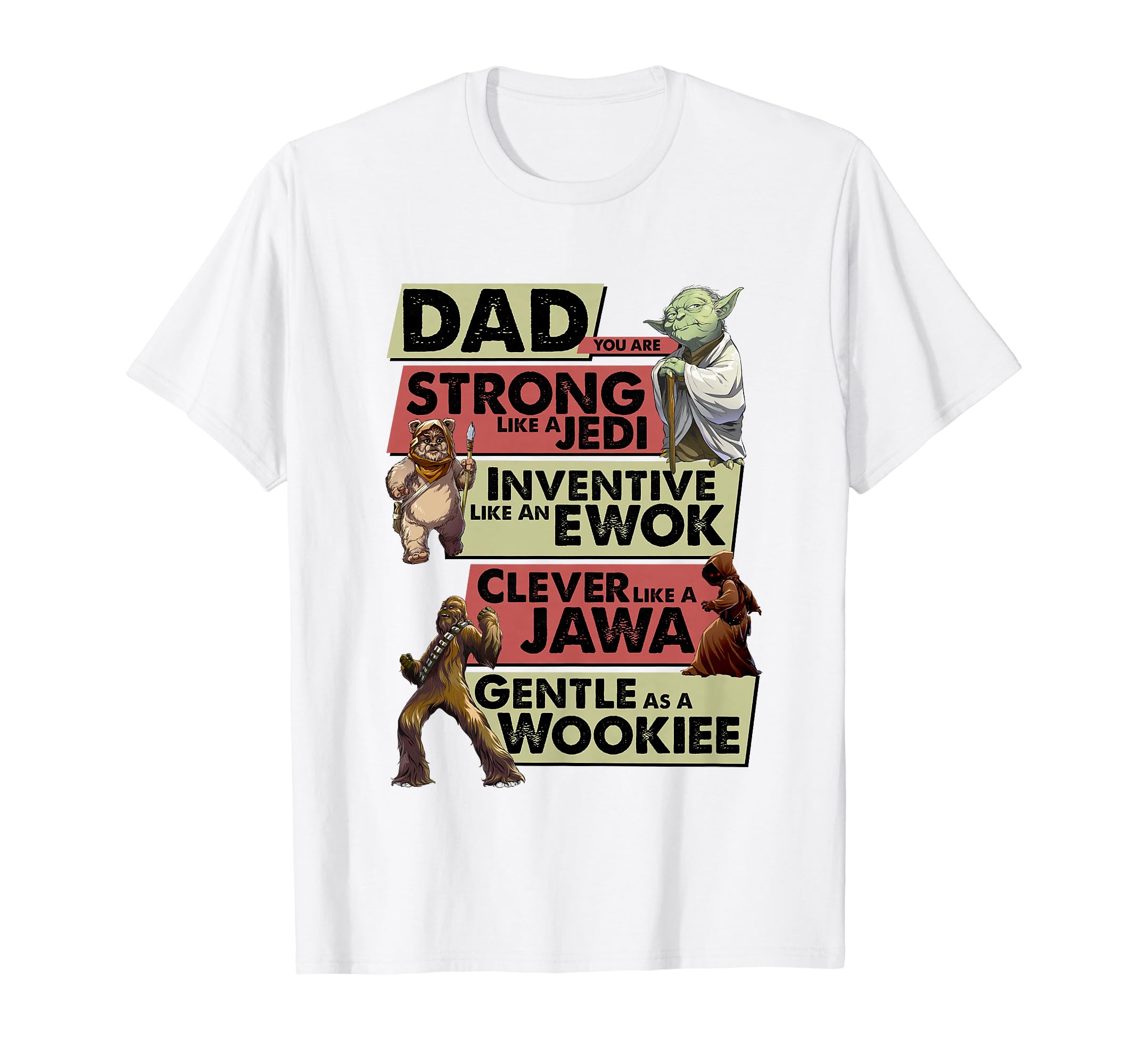 Star Wars Dad You Are Strong Like A Jedi Graphic T-Shirt T-Shirt
