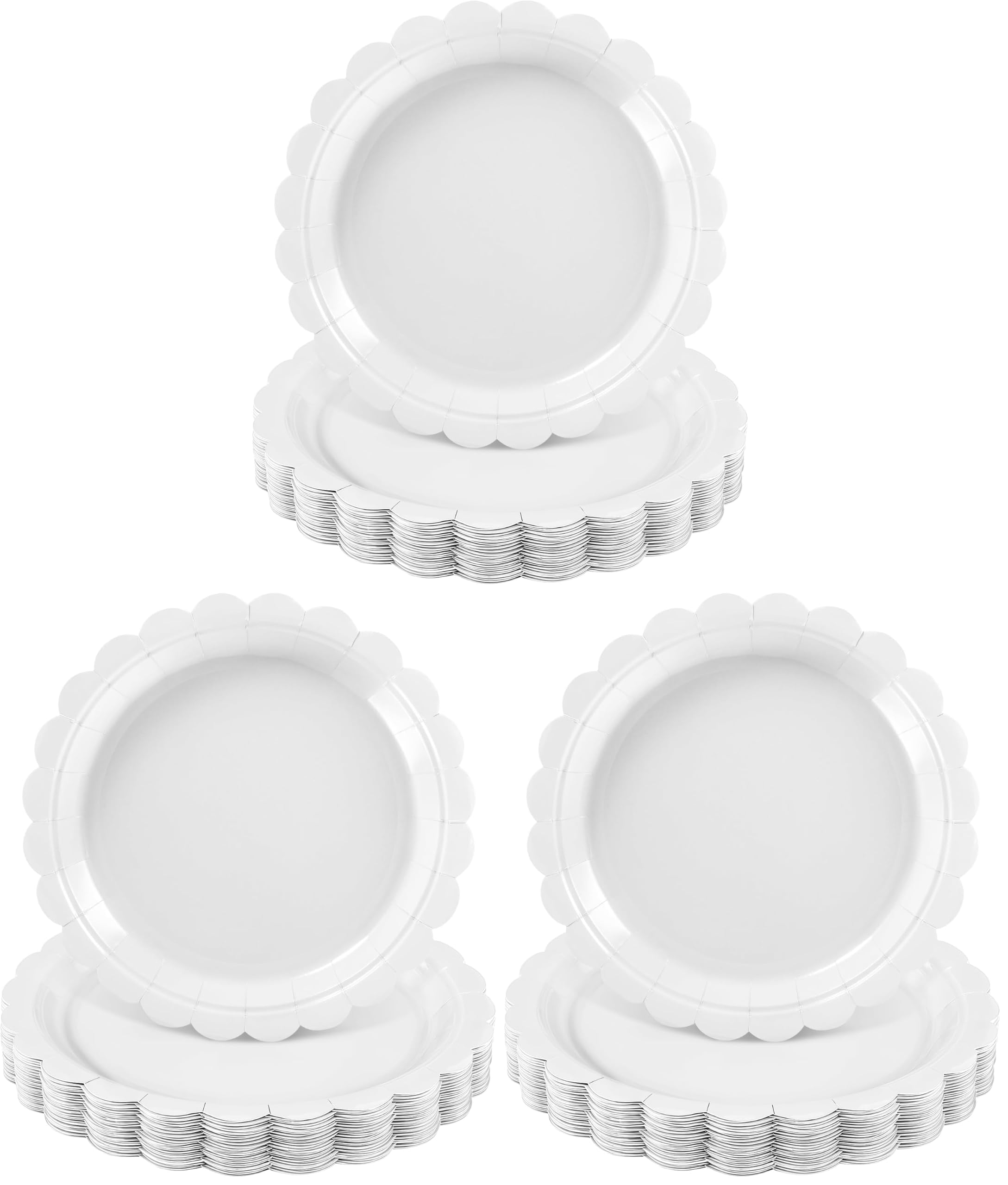 NatNarr Ivory Paper Plates - 30 Pack -14
