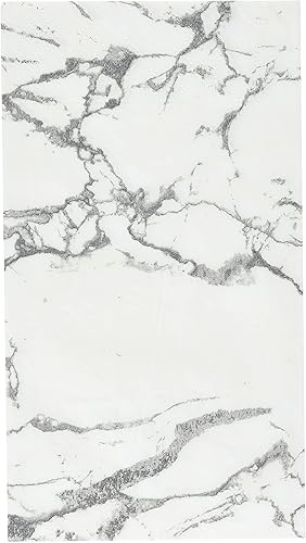 Miniatura 2 de Silver Spoons Elegante paquete de servilletas desechables de mármol, incluye 18 servilletas de boda, desechables, perfectas para postres, cena