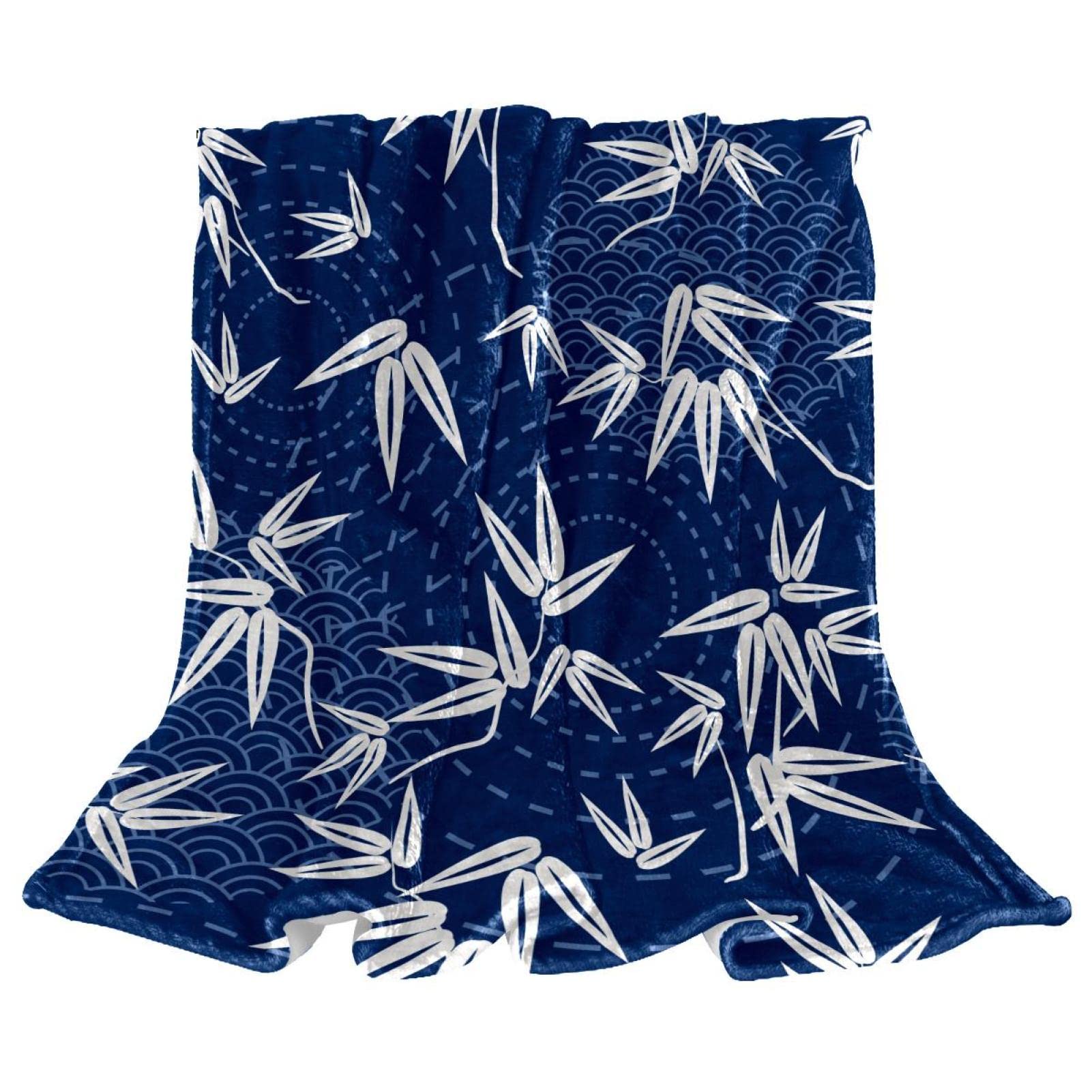 Couverture polaire chaude pour chambre et salon style surf en bambou
