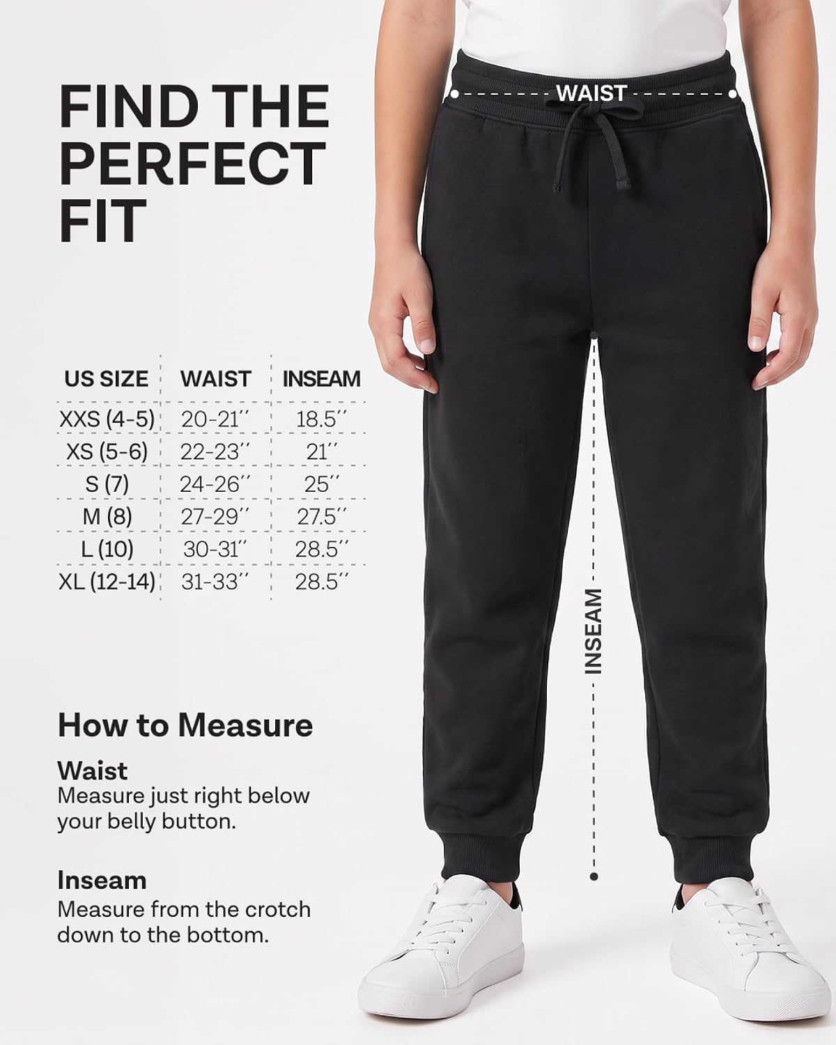 Real Essentials 3 Pack: Boys' Cotton Fleece Jogger Sweatpants - Active Athletic Youth Pants for Teens with Pockets image 2