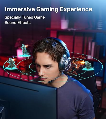 Miniatura 5 de HECATE by Edifier G30S Auriculares con cable para juegos, transmisión de modo dual Bluetooth 5.3, efectos de sonido de juego, micrófono con
