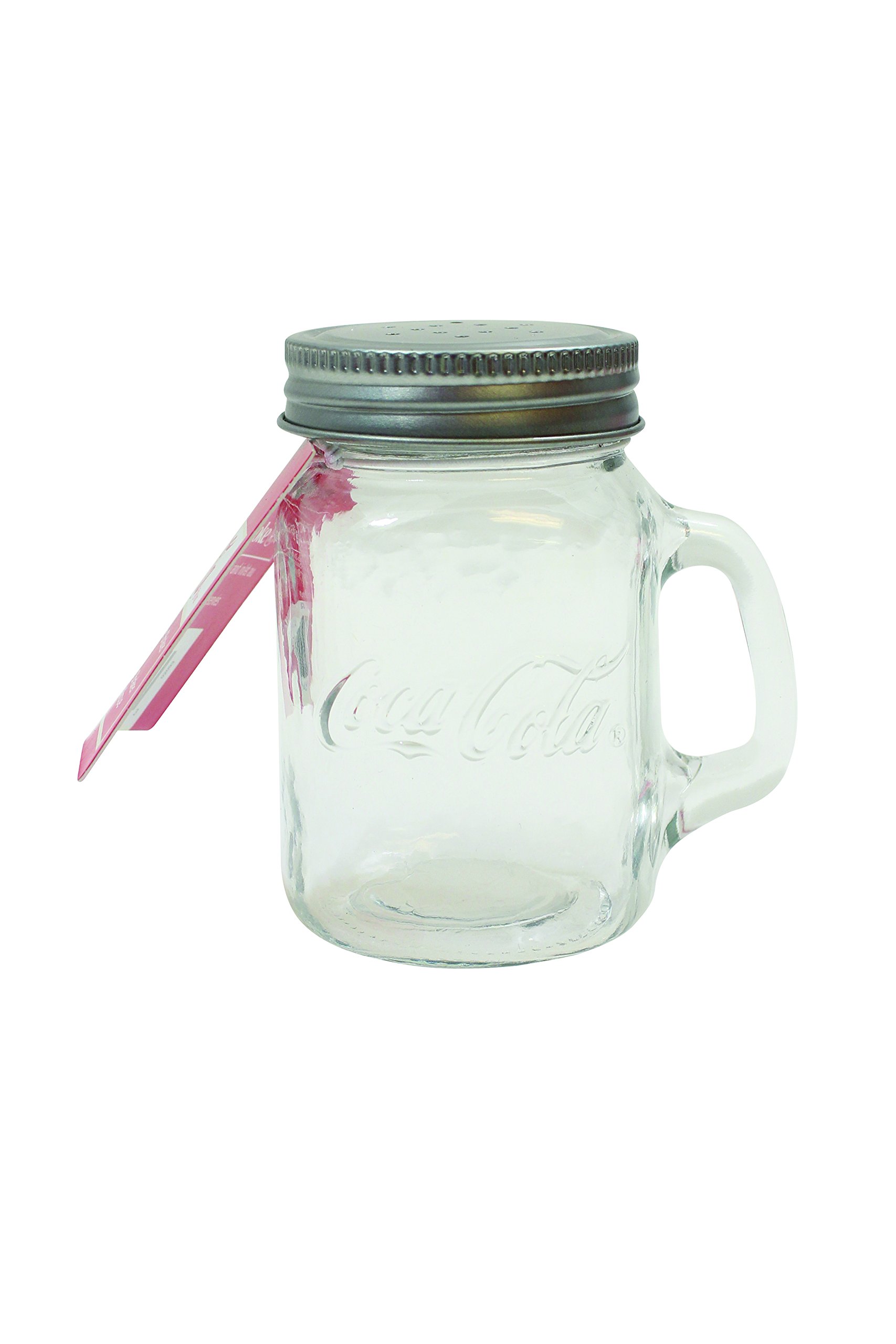 Amazon.com: Tablecraft Coca-Cola Mason S&P Shakers, Glass Jar with