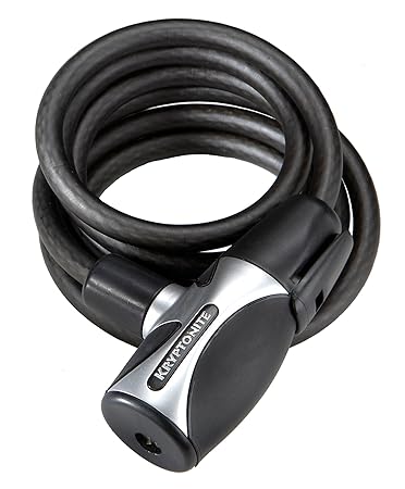 Kryptonite Kryptoflex 815 Key Cable Bicycle Lock with Transit FlexFrame Bracket (5/16-Inch x 5-Foot)