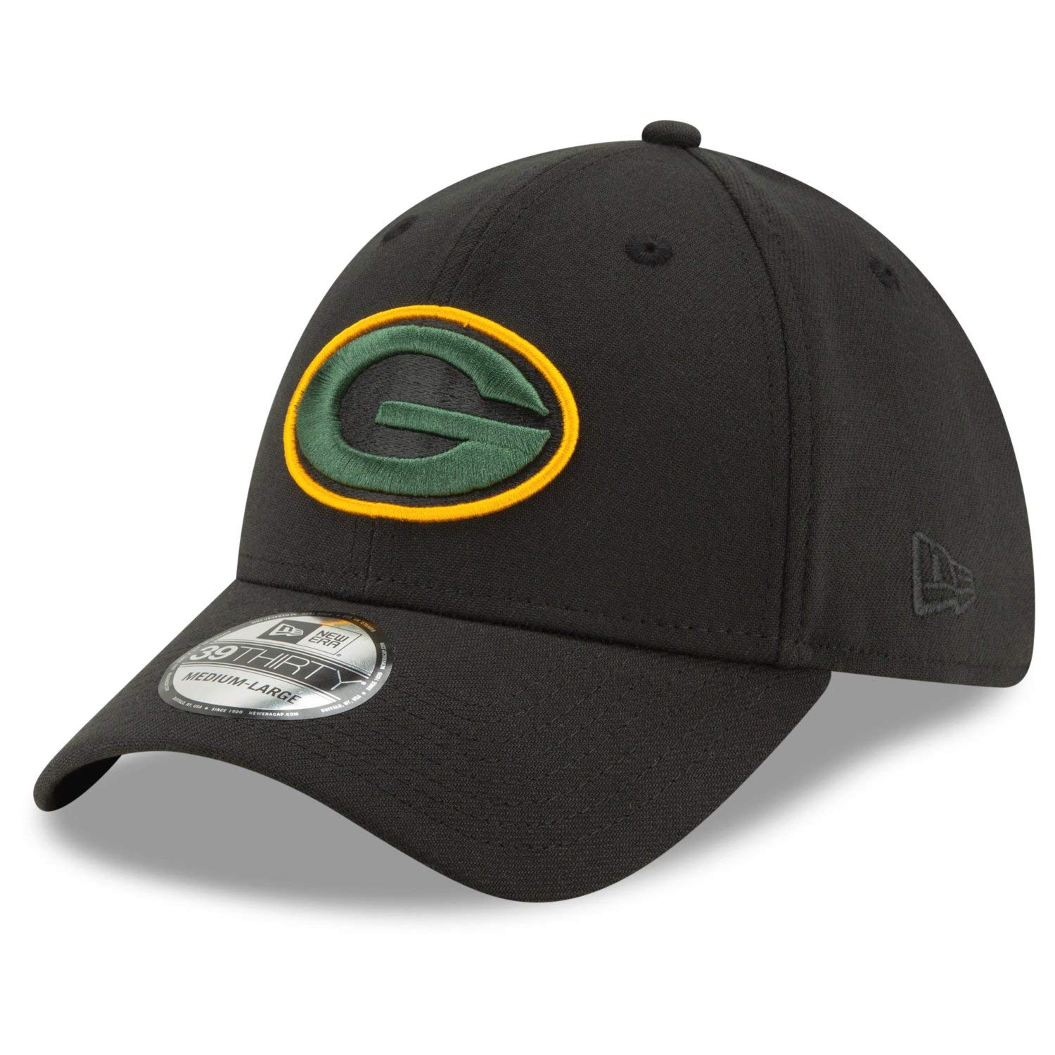 New Era Unisex Green Bay Packers 39Thirty Stretch Cap - Elements - M/L