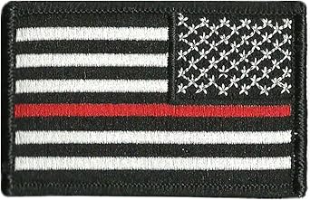 Thin Red Line Flag Tactical Patch - 2"x3"