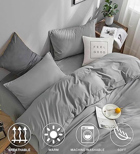 Vista 20 de Nanko Juego de edredón de tamaño individual XL, color verde oscuro, verde oliva, relleno de edredón alternativo para todas las estaciones, relleno