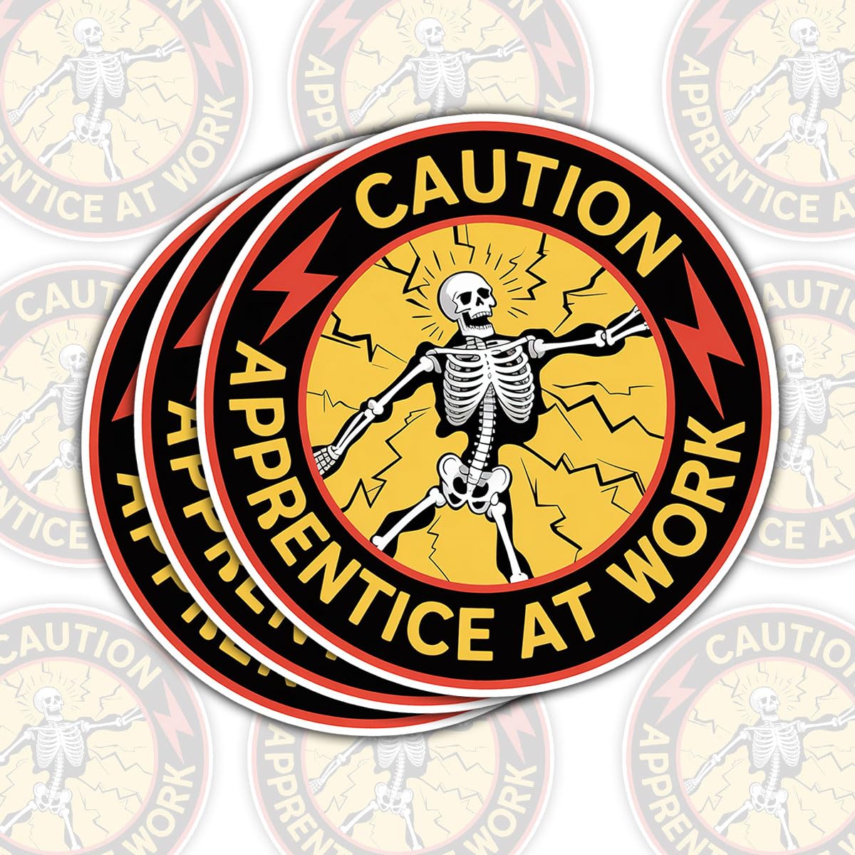 Stickers humour électricien cadeau idéal apprenti et artisan