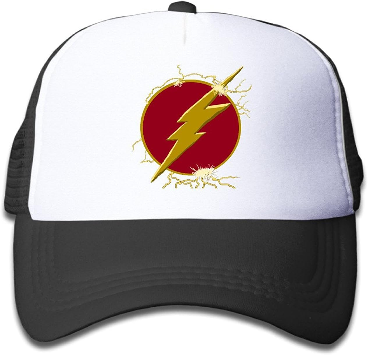 Kidâ€˜s The Flash Barry Allen Wally West Classic Trucker Flat Bill Snapback Cap