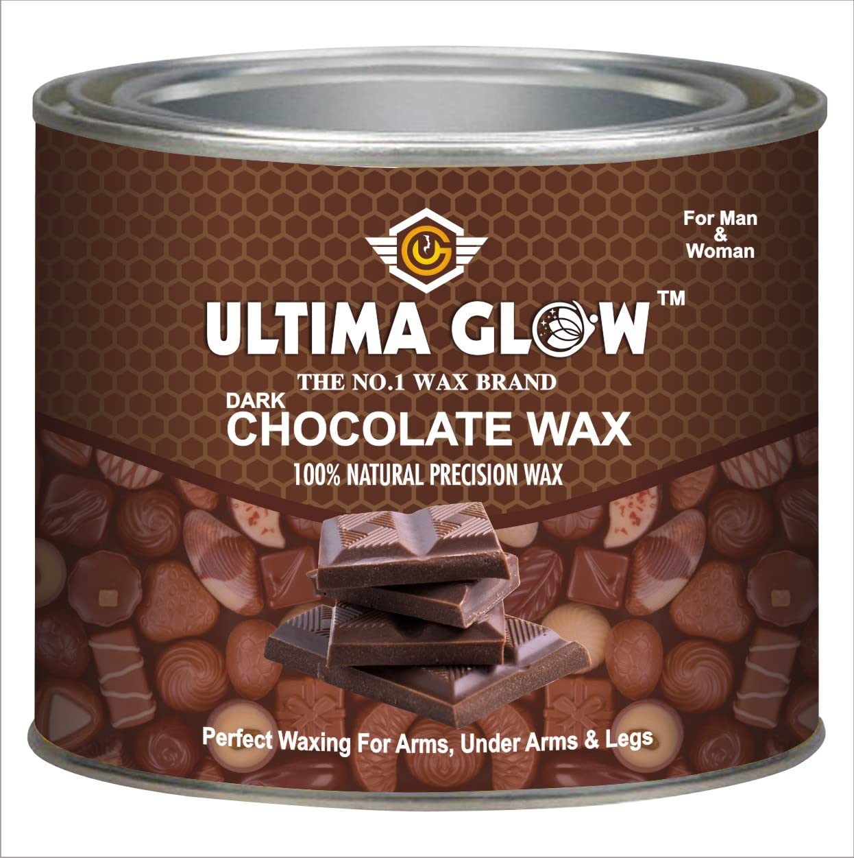dark chocolate gram Wax for glowing skin 600 gram wax full body