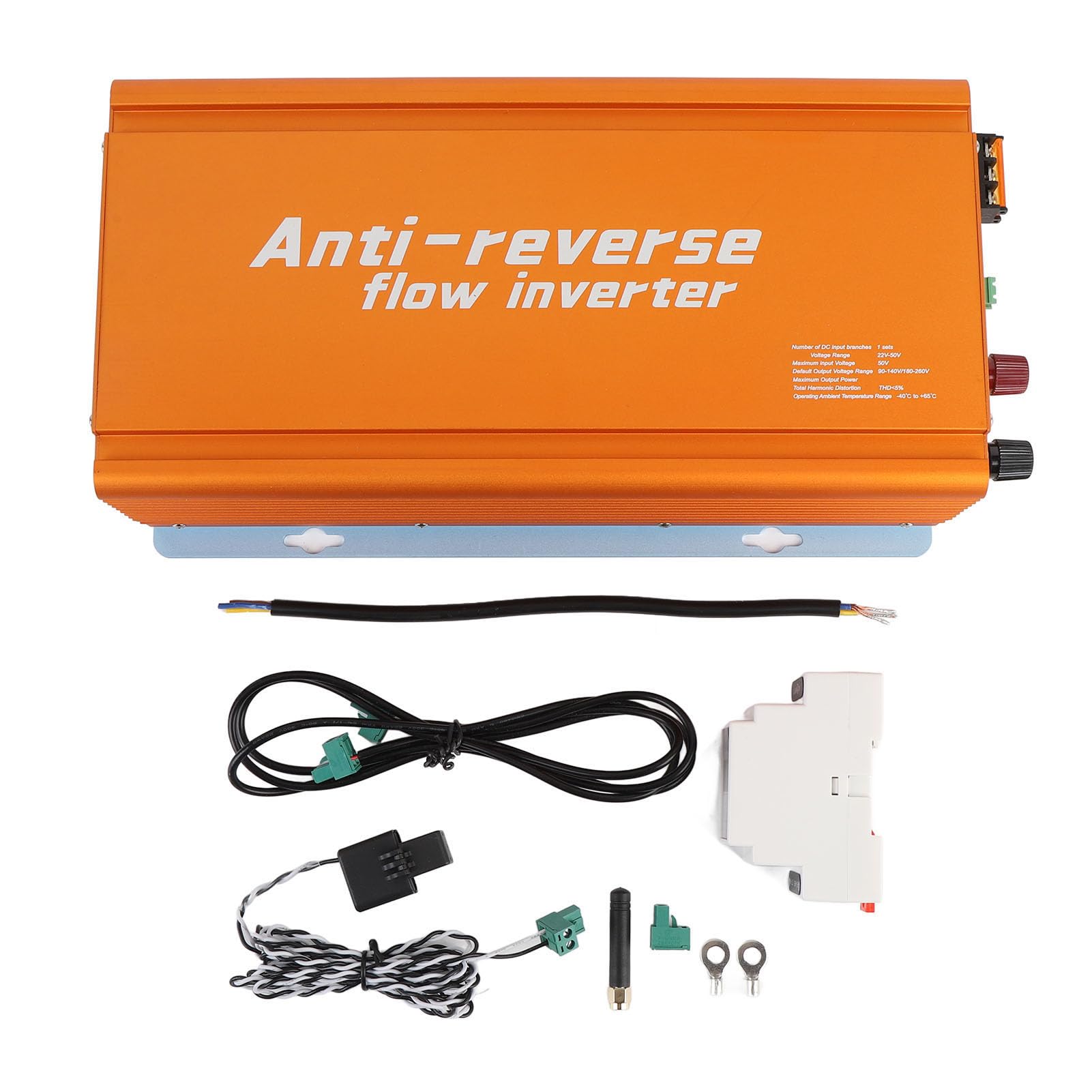 Zunate Micro Inverter Solare da 1200 W |Inverter con Collegamento Alla Rete a Flusso Antiinverso con MPPT per Fotovoltaico (230V)