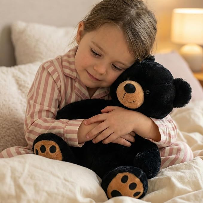 Osito de Peluche Negro WEIGEDU 12 pulgadas miniatura 2