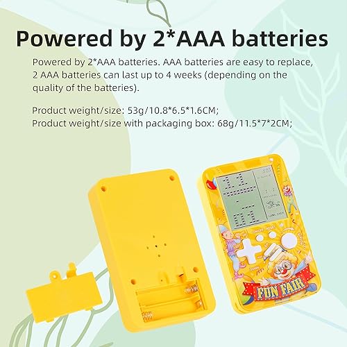 Miniatura 8 de CZT Consola de juegos de bloques de mano incorporada múltiples juegos clásicos retro ladrillo entretenimiento electrónico Estudiante Máquina de