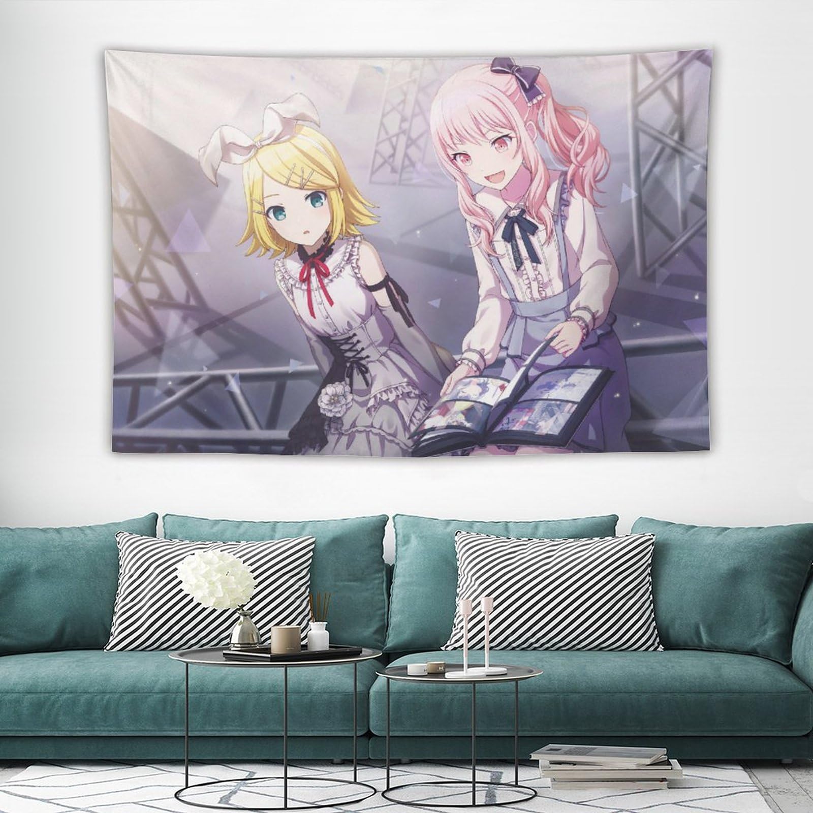 Amazon.co.jp: Kagamine Rin Akatsuyama Mizuki Tapestry Anime Large