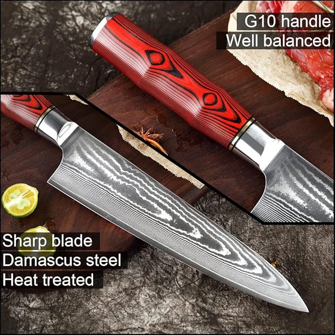 Set Cuchillos Cocina 2 Piezas Acero Inoxidable miniatura 4