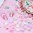 Sinyanail 3D Flower Nail Charms Set,150pcs Mixed Size Camellia Rose Resin Charms,150pcs Mixed Size and Color Leaves,100pcs Round White Pearl Beads for Women\'s Manicure Making (14-Rose-6color)