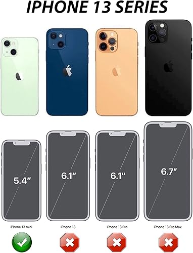Miniatura 2 de WallSkiN Funda para iPhone 13 Mini (5.4 pulgadas) con 2 protectores de pantalla  Resistente de cuerpo completo de grado militar protección contra