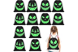 Halloween Glow in the Dark Trick or Treat Bags