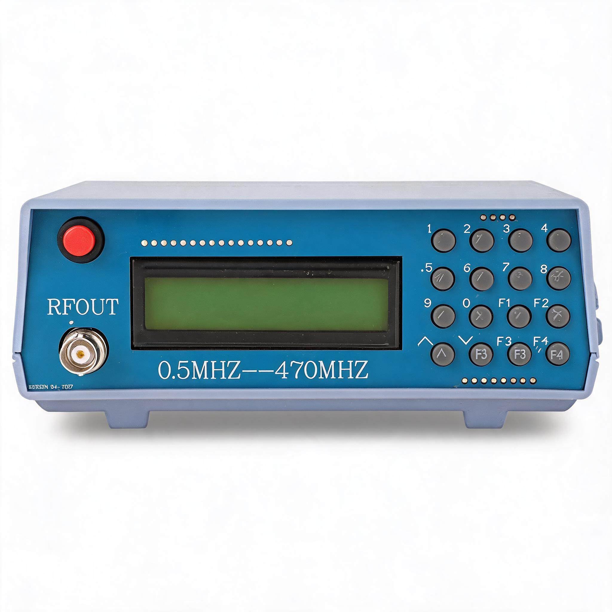 0,5 M Bis 470 MHz Frequenzgenerator, Radiofrequenz, FM Radio Intercom SIGN Generator, Frequenz 7 stellig, Beispiel 439012,5 KHz, Anzeige 4390125