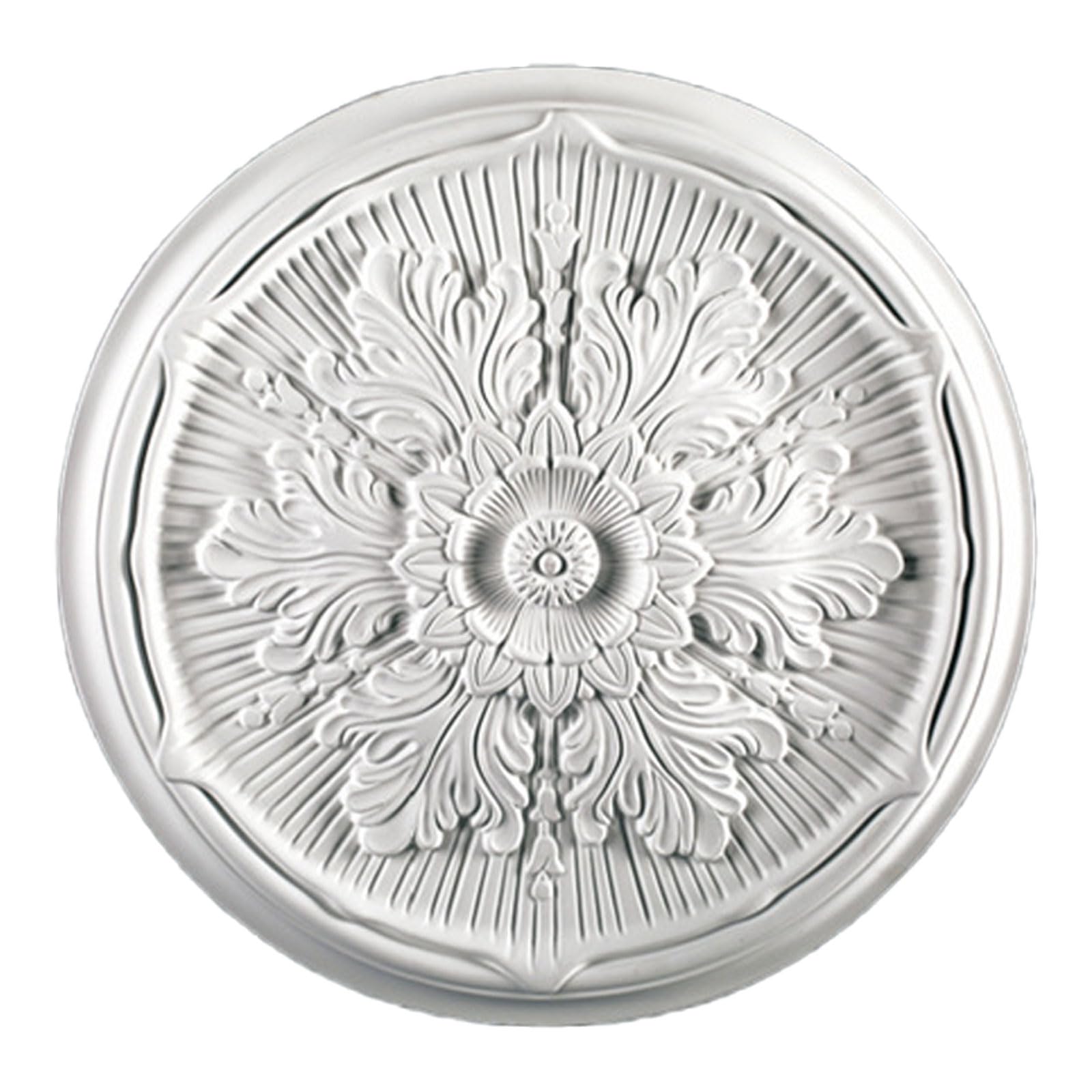 Foelanne White L Pu Ceiling Light Medallion White Multiple Sizes(,54Cm)
