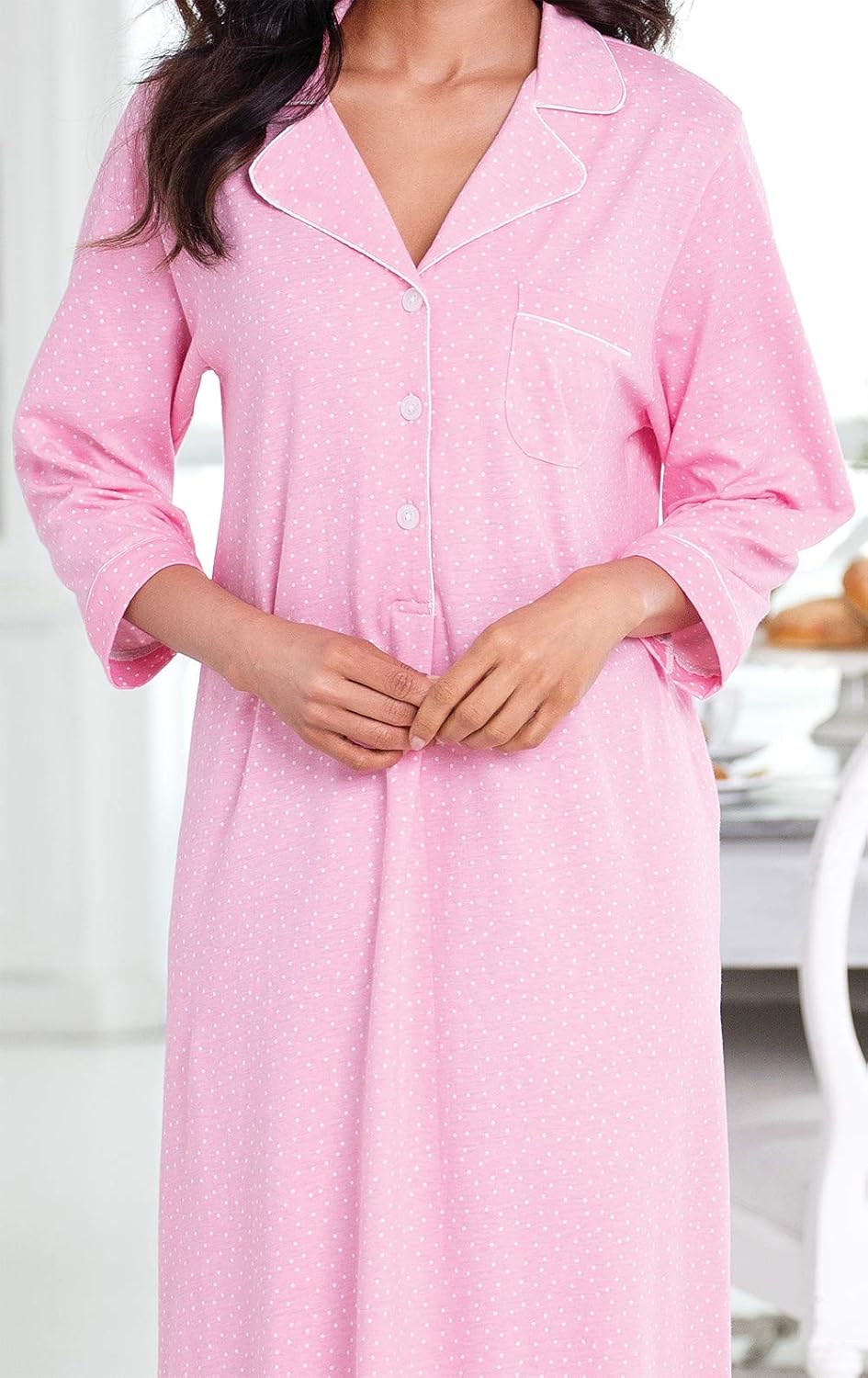 PajamaGram womens Women Nightgown - Image 3