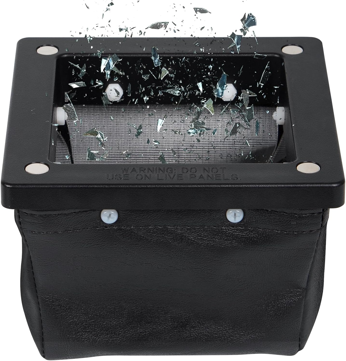 Strong Magnetic Drilling Catcher Bag, Magnetic Drill Shaving Catcher, Electrical Drill Catcher Dirt Bag for Magnetic Metal Shavings on Electrical Panels,Electrical Safety Drilling Tool Bag-1 Pack