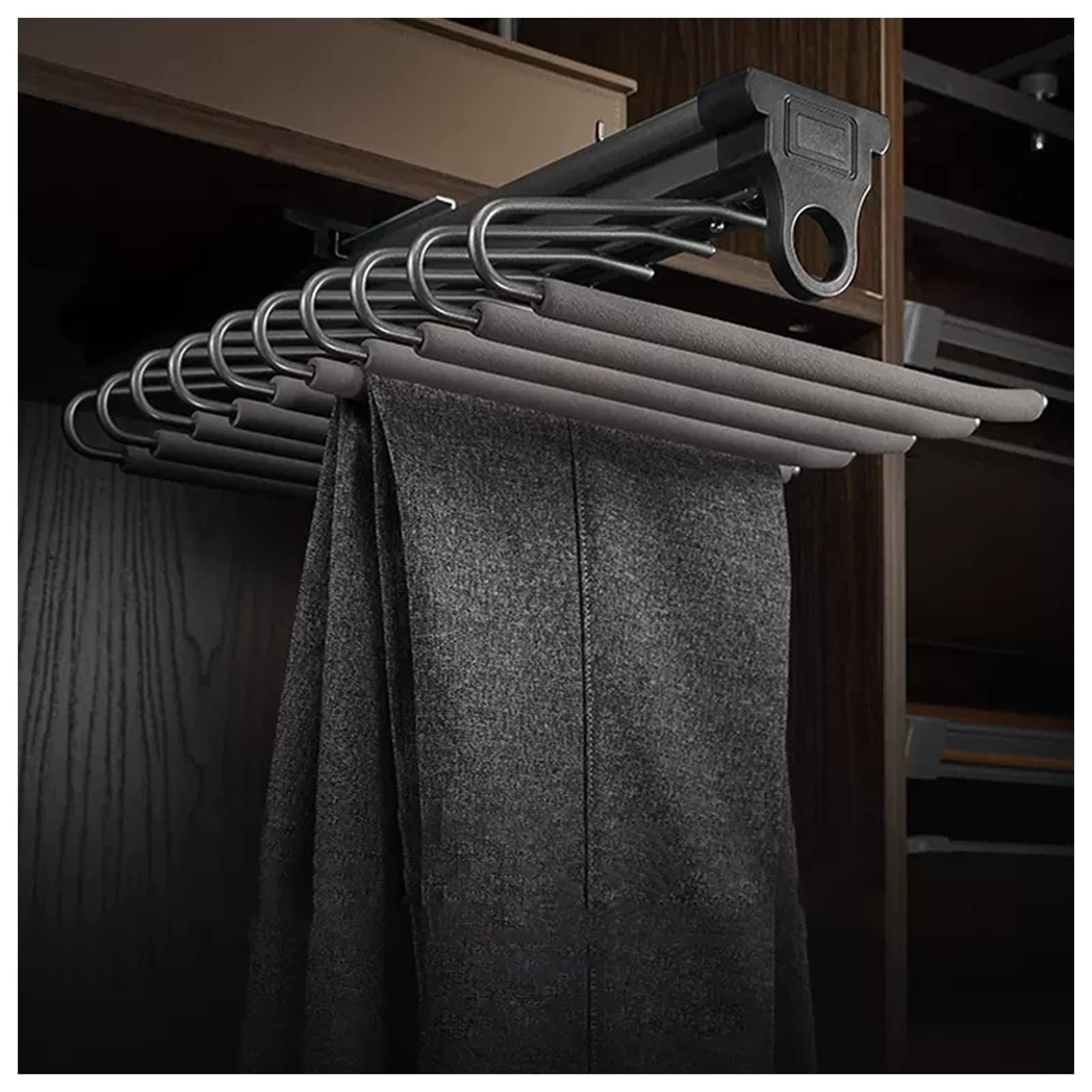 Riel de armario heavy duty: varilla corredera premium para colgar ropa pesada
