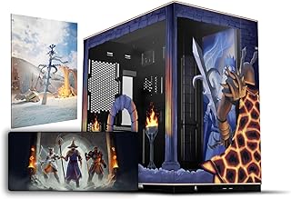 Old School RuneScape Computer Case Bundle – Lian Li O11 Dynamic EVO RGB E‑ATX/ATX/mATX PC Tower – Embossed & UV Printed Artwork