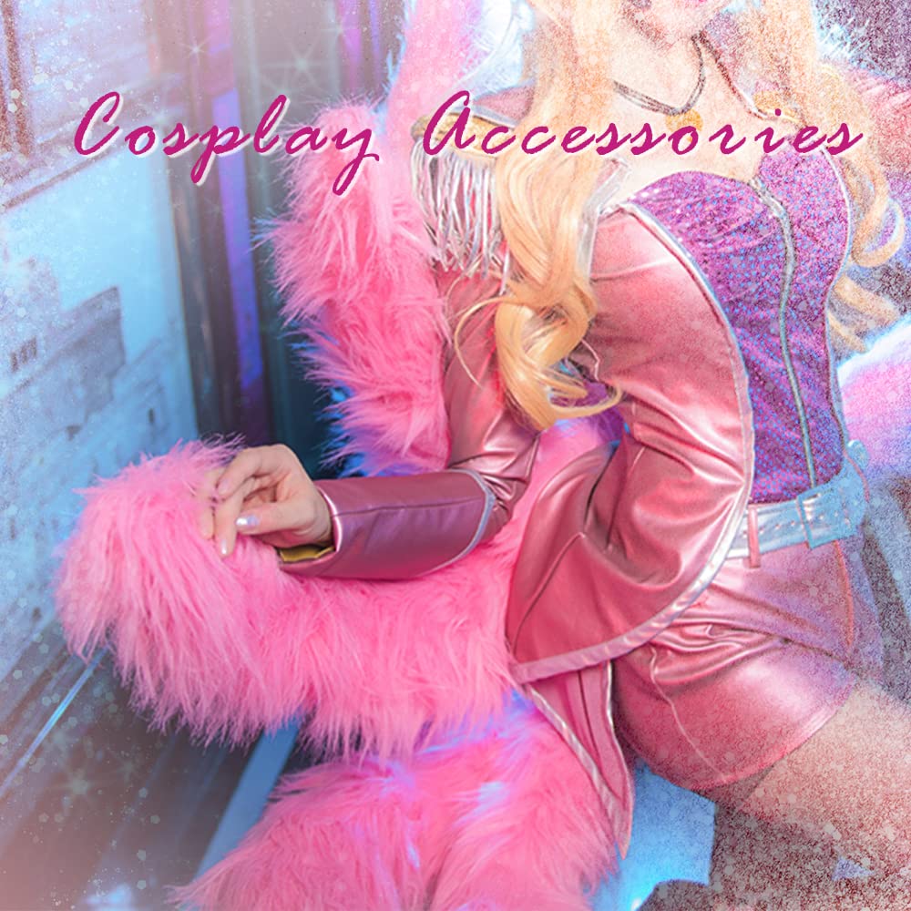 LOL Ahri The Nine Tailed Fox Cosplay Costume Upgraded Transform Pink Model  Tail | Fox Cosplay | Cosplay Costumecostume Fox Tail-Fox Tail Length 80CM :  Amazon.ca: Health & Personal Care